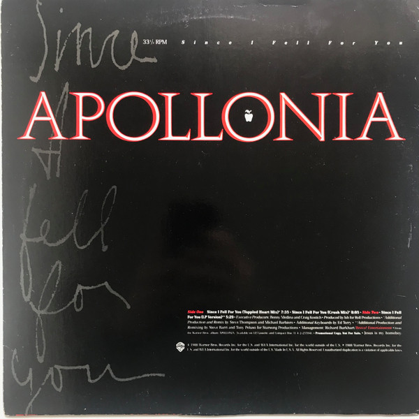 Apollonia – Since I Fell For You