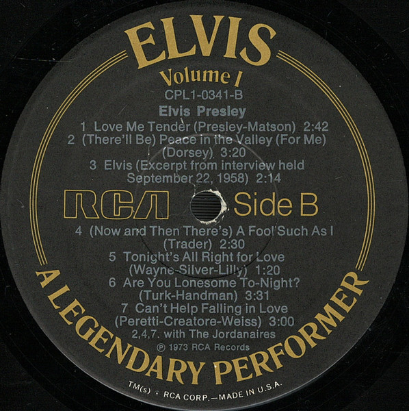 Elvis Presley – A Legendary Performer - Volume 1 – Bild 4