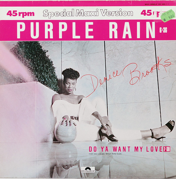 Denice Brooks – Purple Rain 12", Maxi-Single