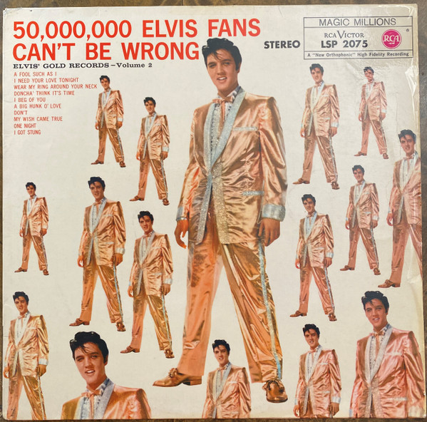Elvis – 50,000,000 Elvis Fans Can't Be Wrong (Elvis' Gold Records – Volume 2)
