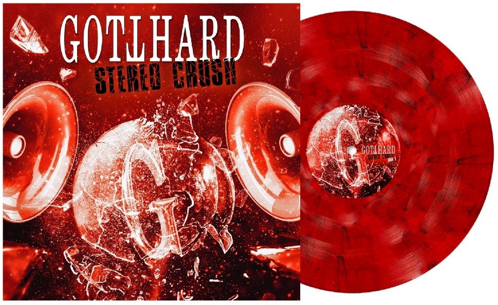 Gotthard ‎– Stereo Crush (NEU-VERSCHWEISST) (Limited Edition, Red Marbled)