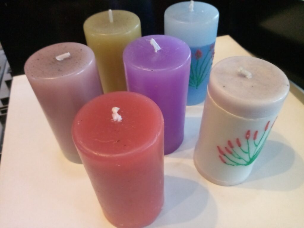 Kerzen (Advent-Klein)