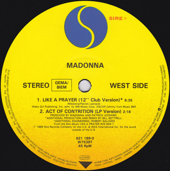 Madonna – Like A Prayer – Bild 4