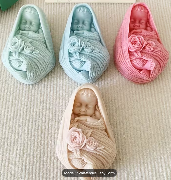 Kerzen ( Schlafendes Baby)