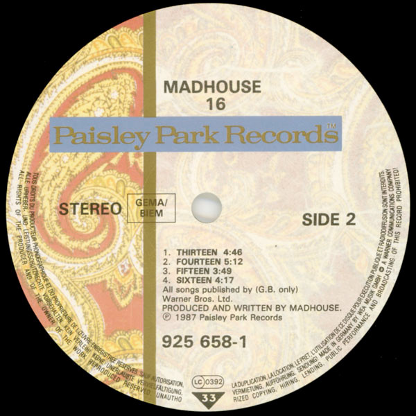 Madhouse – 16 (New Directions In Garage Music) – Bild 6