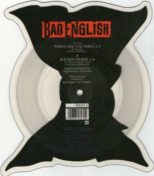 Bad English – When I See You Smile (Picture-Disc) – Bild 2