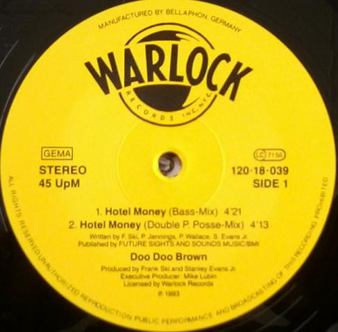 Doo Doo Brown Formerly 2 Hyped Brothers & A Dog – Hotel Money – Bild 3