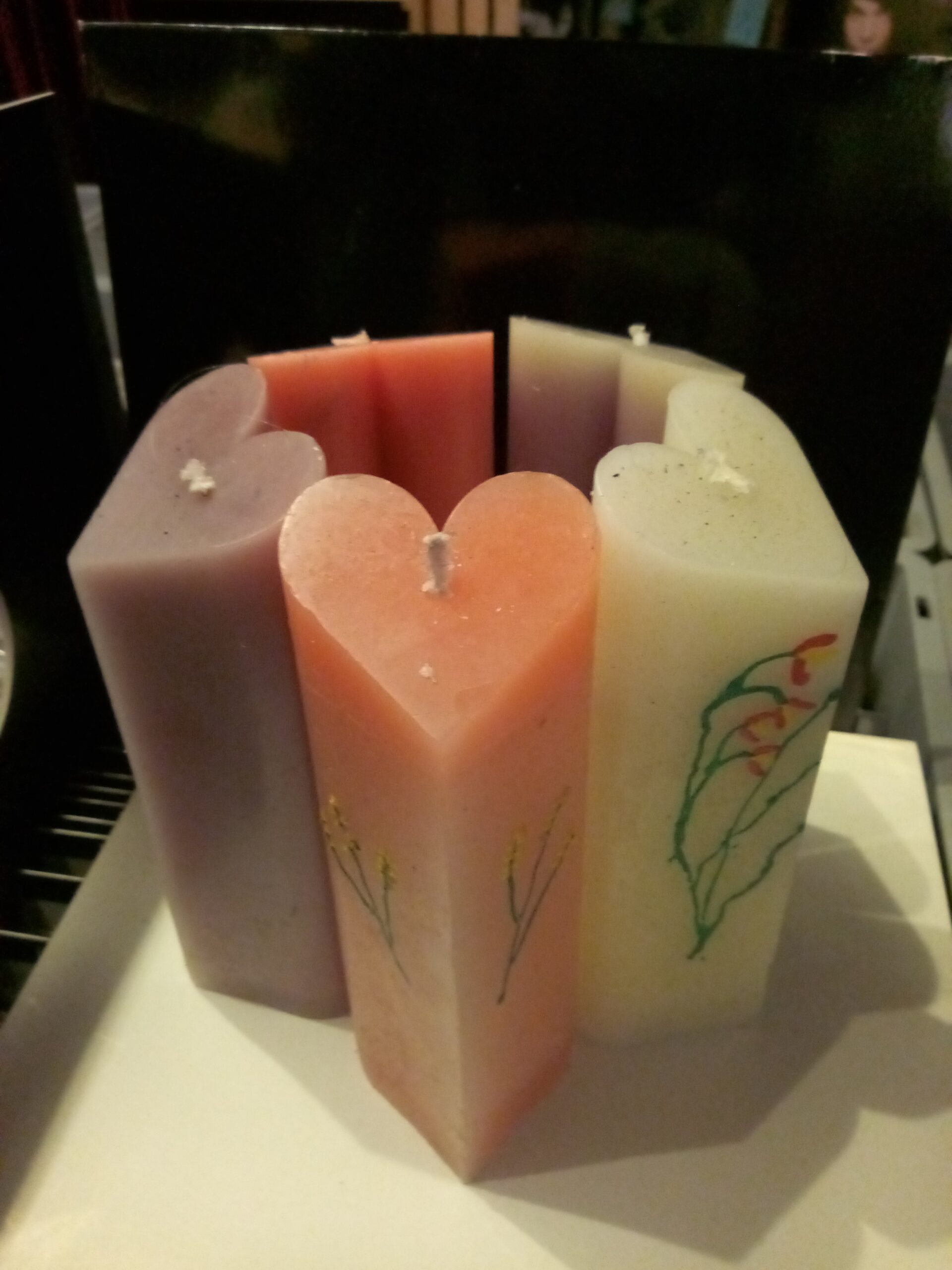 Kerzen ( Herz-Gross ) – Bild 2