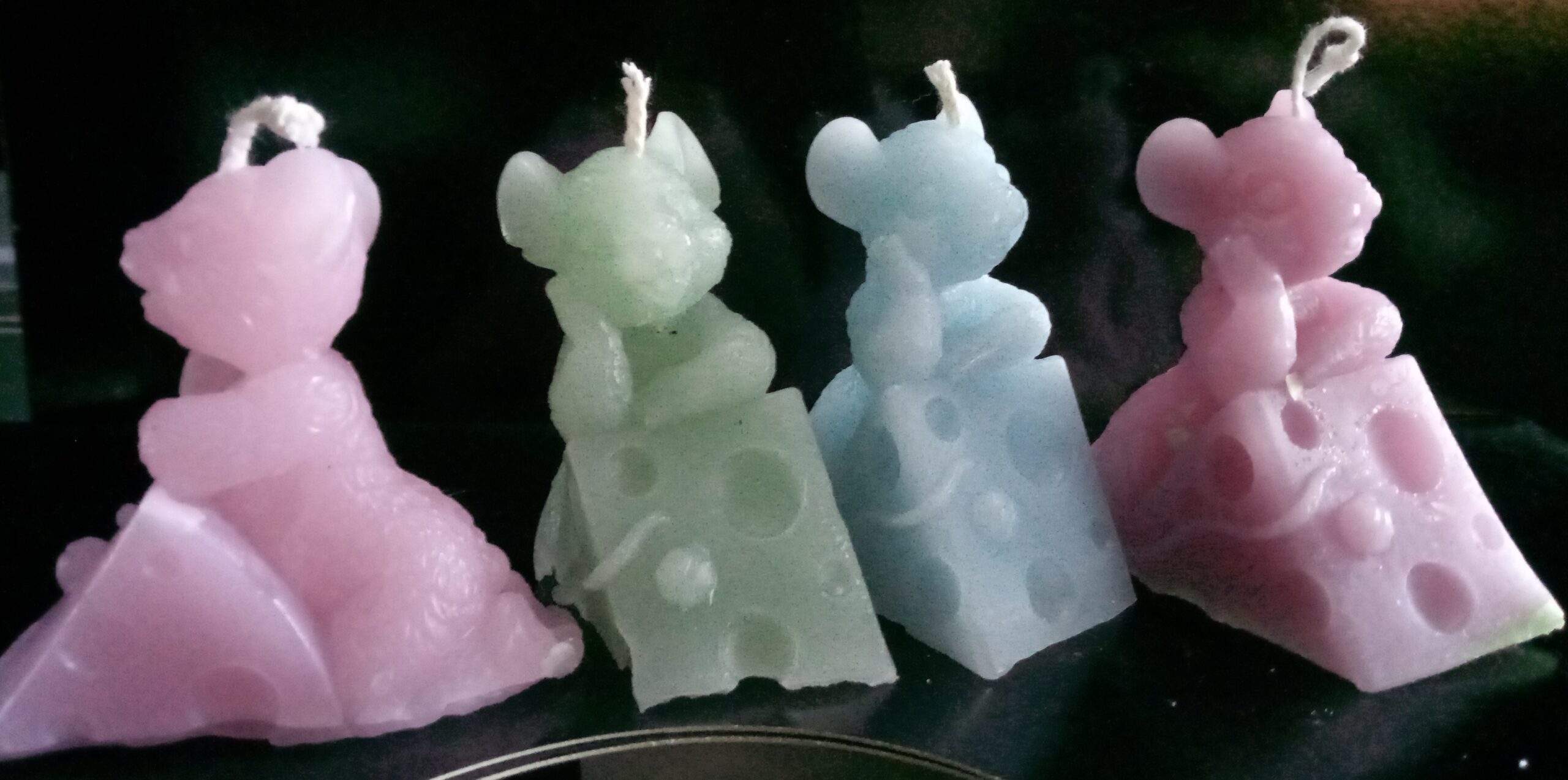 Kerzen ( Maus mit Käse ) – Bild 2