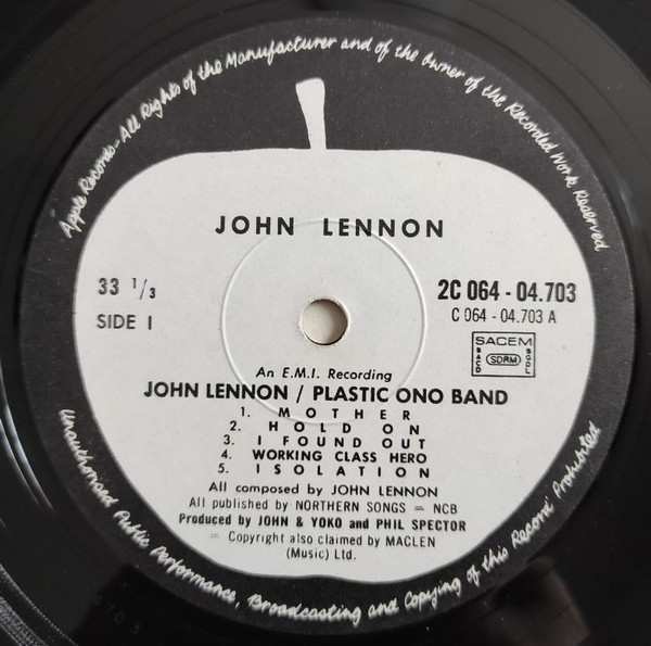 John Lennon / Plastic Ono Band – John Lennon / Plastic Ono Band – Bild 3