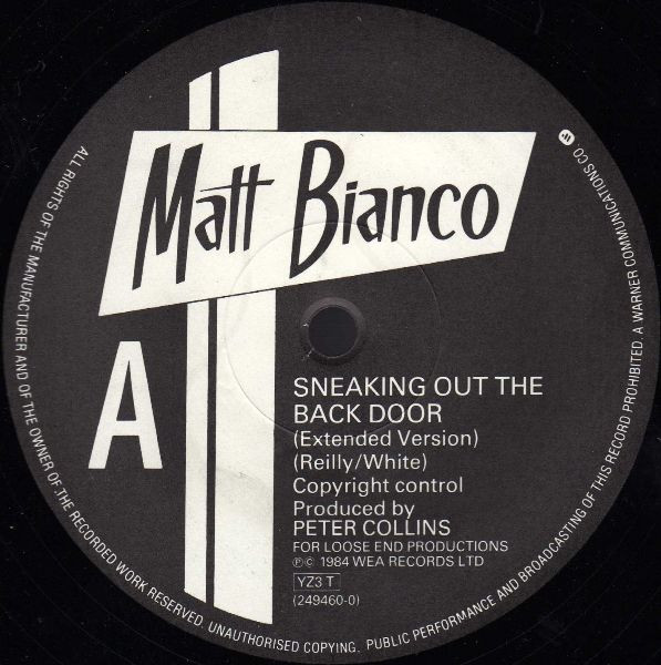 Matt Bianco – Sneaking Out The Back Door – Bild 3