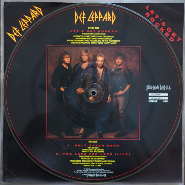 Def Leppard – Let's Get Rocked (Picture-Disc) – Bild 3
