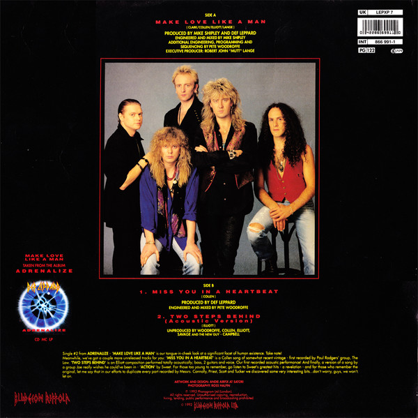 Def Leppard – Make Love Like A Man (Picture-Disc) – Bild 3