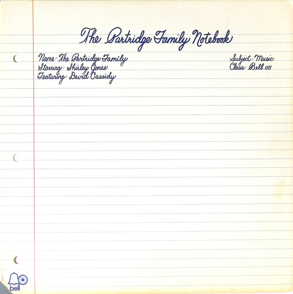 The Partridge Family Starring Shirley Jones  Featuring David Cassidy – The Partridge Family Notebook