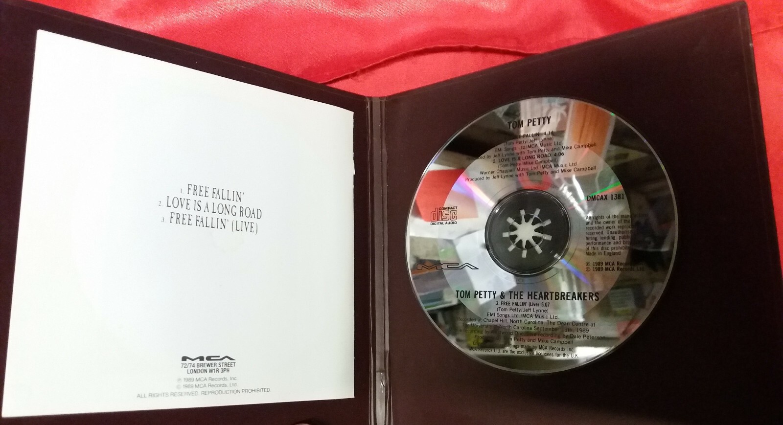 Tom Petty – Free Fallin' (CD, Maxi-Single, Limited Edition) – Bild 4