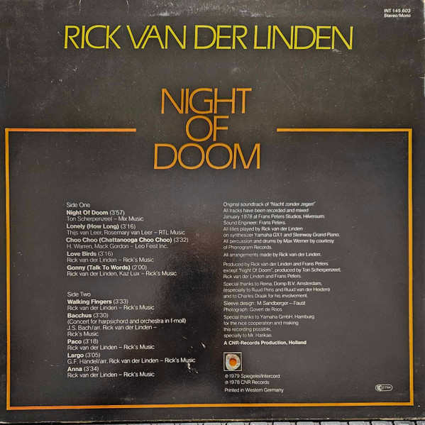 Rick Van Der Linden – Night Of Doom – Bild 2