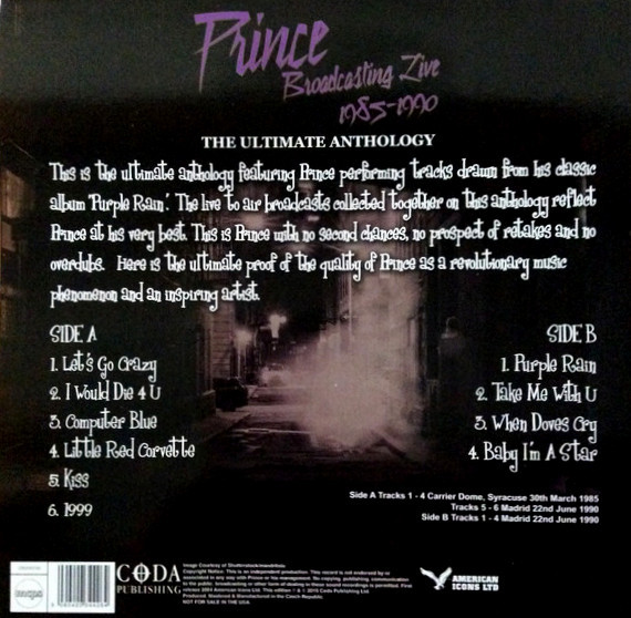 Prince – Purple Rain In Concert (NEU) – Bild 2