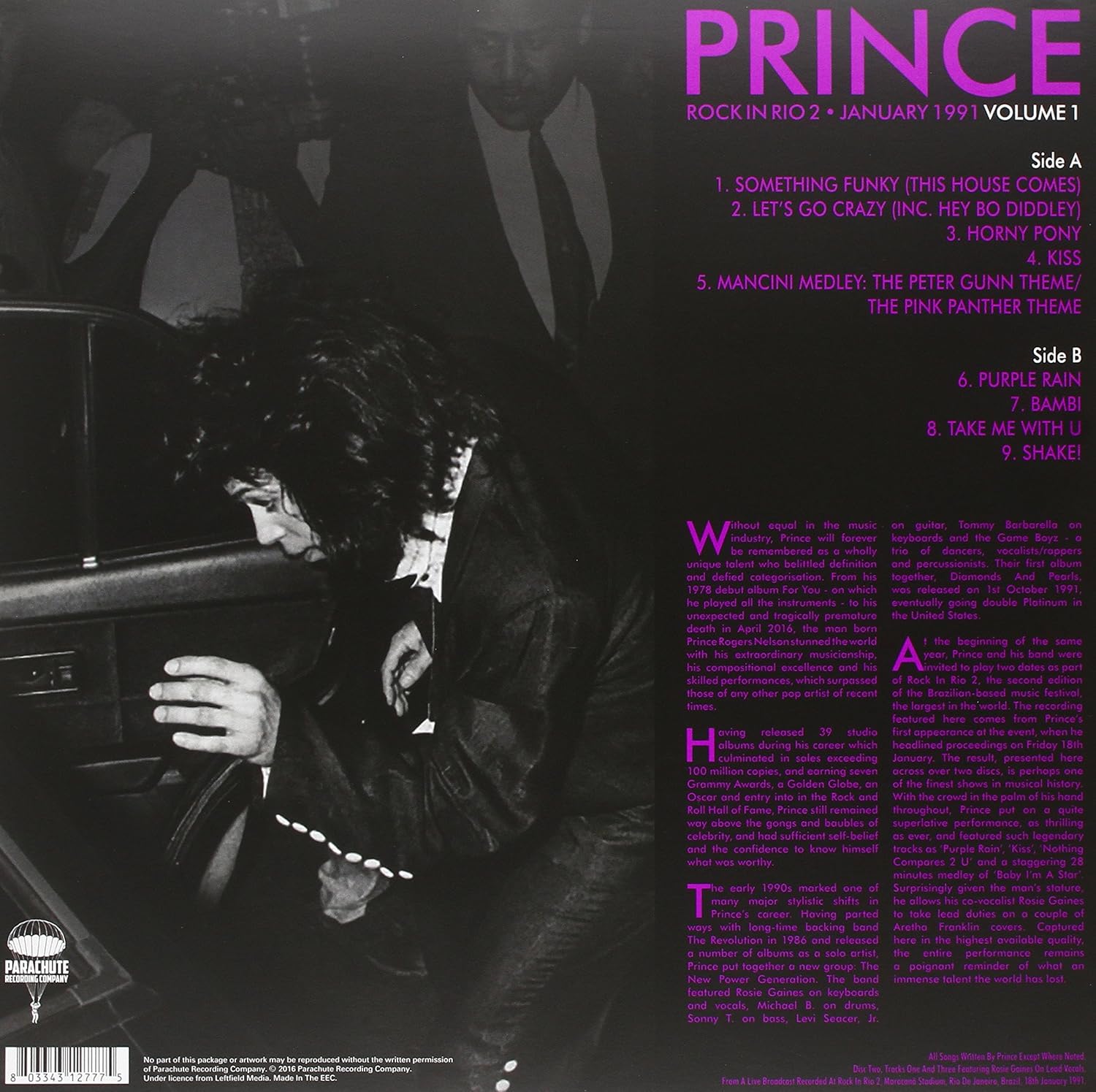 Prince – Rock In Rio 2 • Volume 1 January 1991 – Bild 2