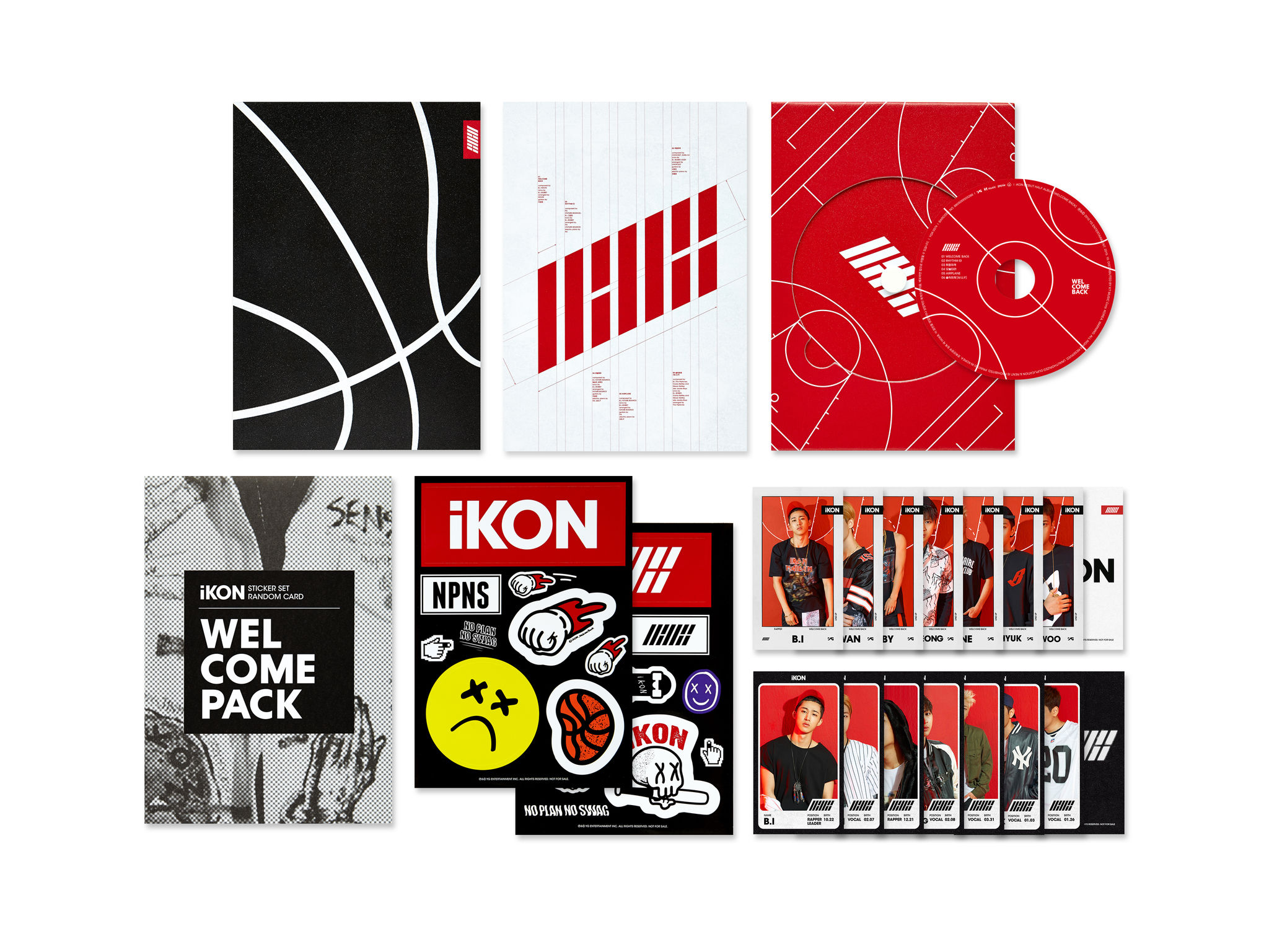 iKON – Welcome Back -Debut Half Album-(CD)