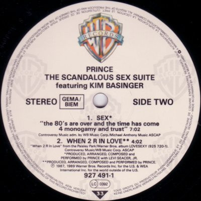 Prince featuring Kim Basinger – The Scandalous Sex Suite – Bild 4