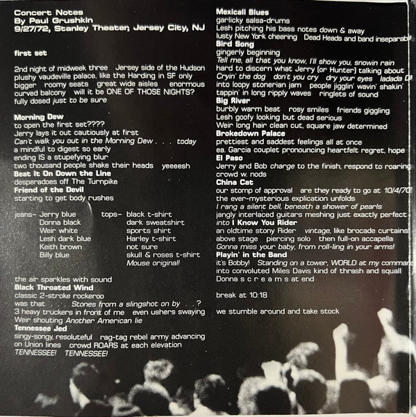 Grateful Dead – Dick's Picks Volume Eleven 9/27/72 (CD) – Bild 5