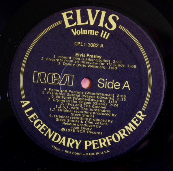 Elvis Presley – A Legendary Performer - Volume 3 – Bild 3