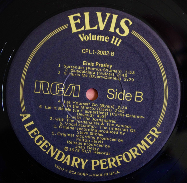 Elvis Presley – A Legendary Performer - Volume 3 – Bild 4