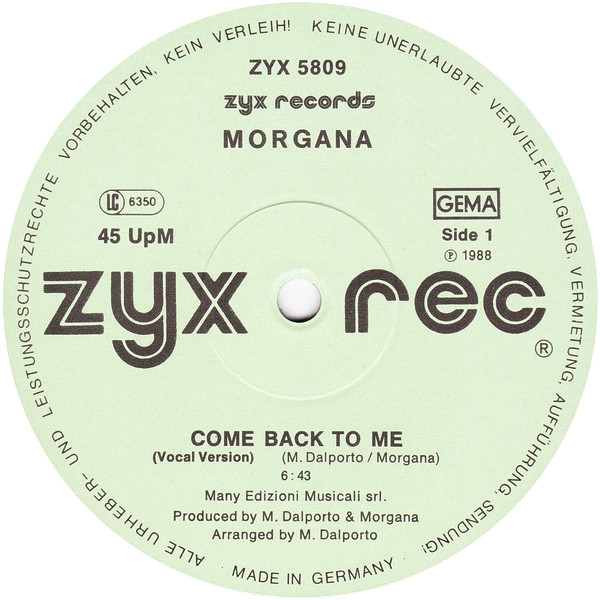 Morgana – Come Back To Me – Bild 3