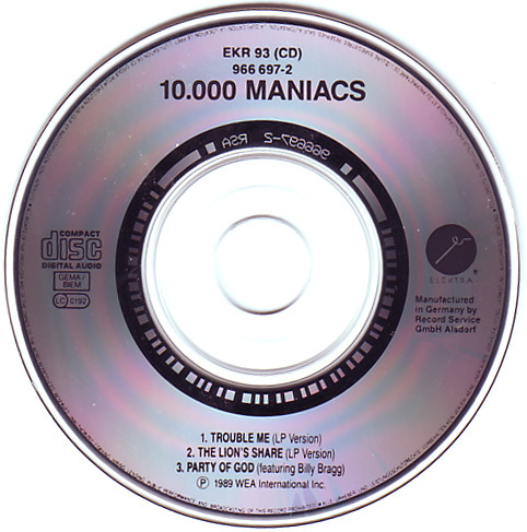 10'000 Maniacs – Trouble Me (CD) – Bild 3