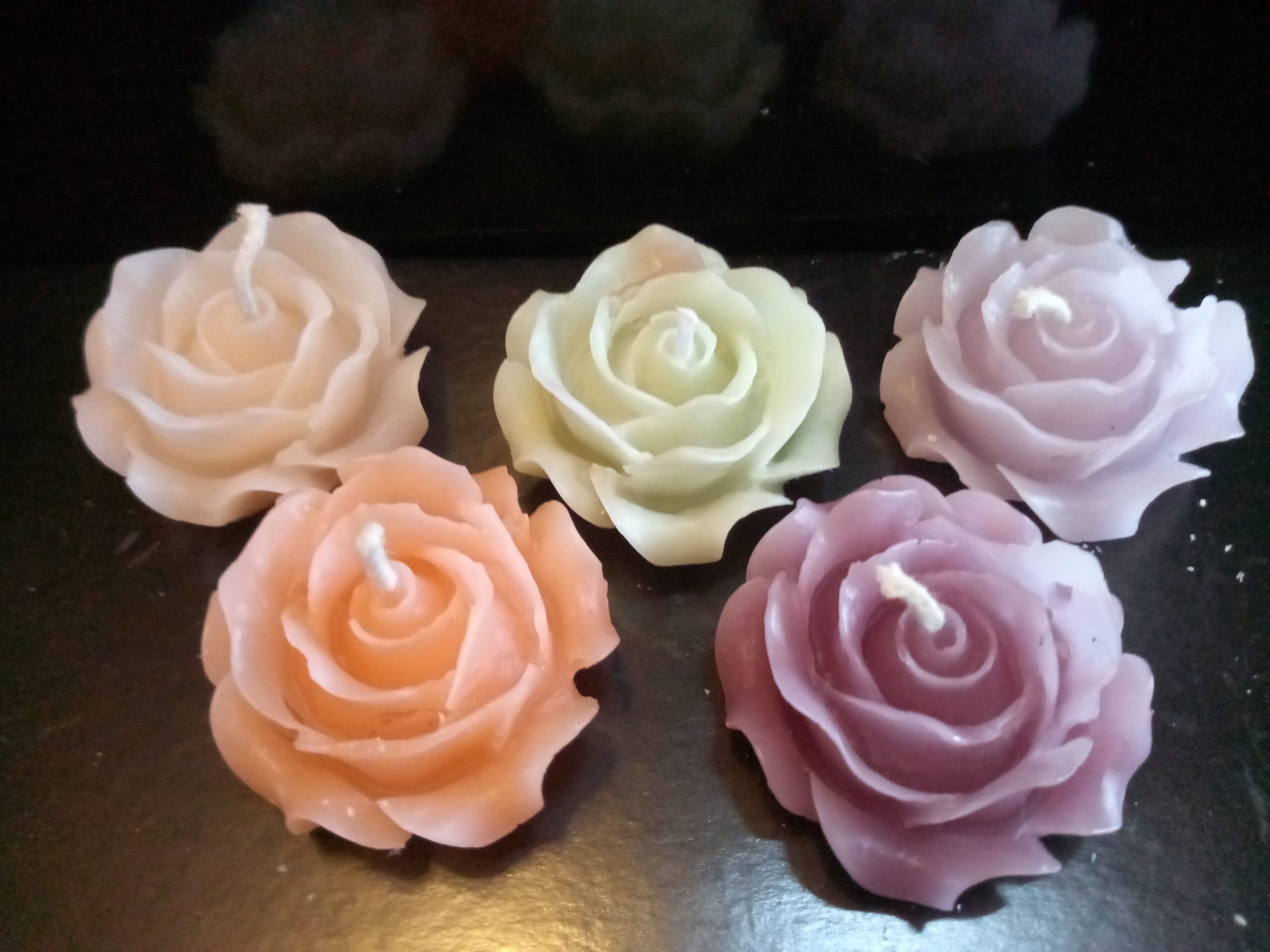 Kerzen (Rose-Mini) – Bild 2