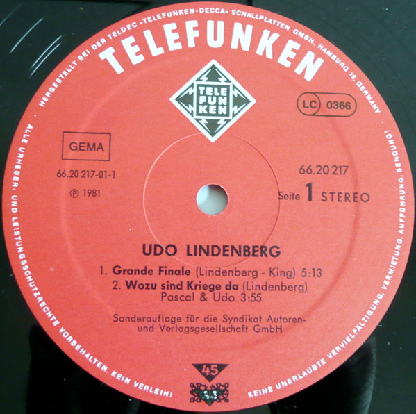 Udo Lindenberg – Rock'n'Roll Und Rebellion - Ein Panisches Panorama (Buch) – Bild 3