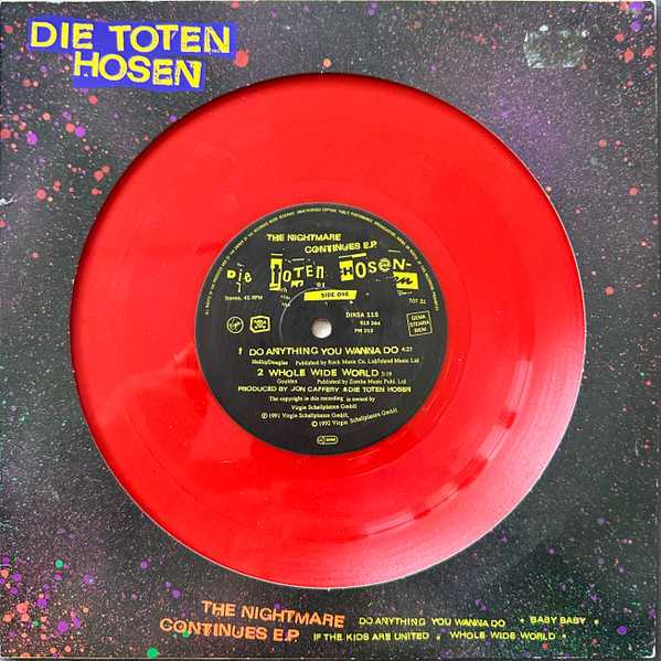 Die Toten Hosen ‎– The Nightmare Continues E.P.