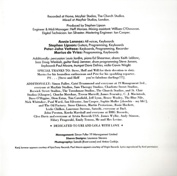 Annie Lennox – Diva (CD) – Bild 10