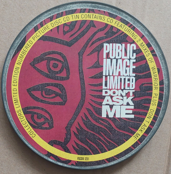 Public Image Limited ‎– Don't Ask Me (CD)