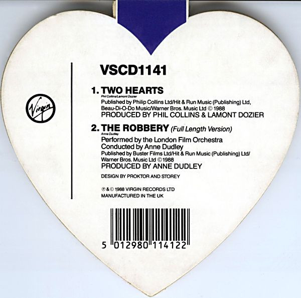 Phil Collins – Two Hearts (CD) – Bild 2