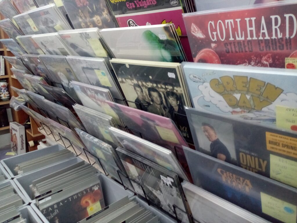 riesige Schallplatten Auswahl