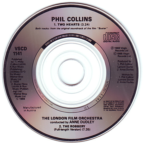 Phil Collins – Two Hearts (CD) – Bild 4