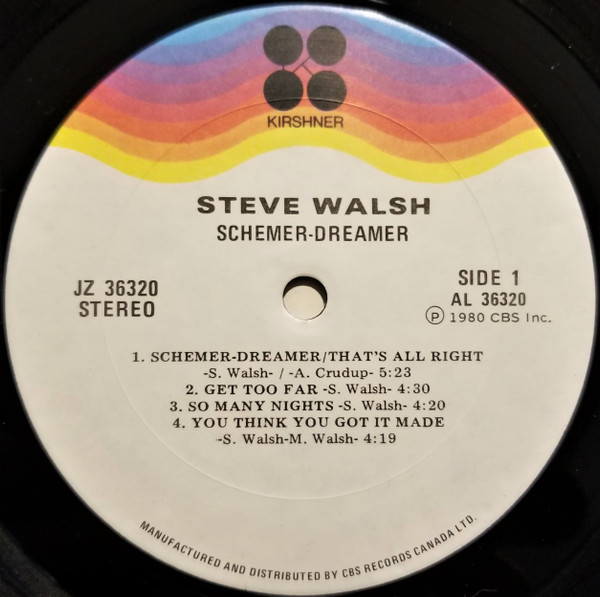 Steve Walsh – Schemer Dreamer – Bild 3