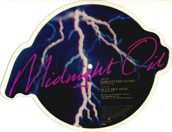 Midnight Oil ‎– Forgotten Years (Picture-Disc)