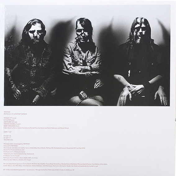 Tar Pond – Protocol Of Constant Sadness (NEU-VERSCHWEISST) – Bild 2