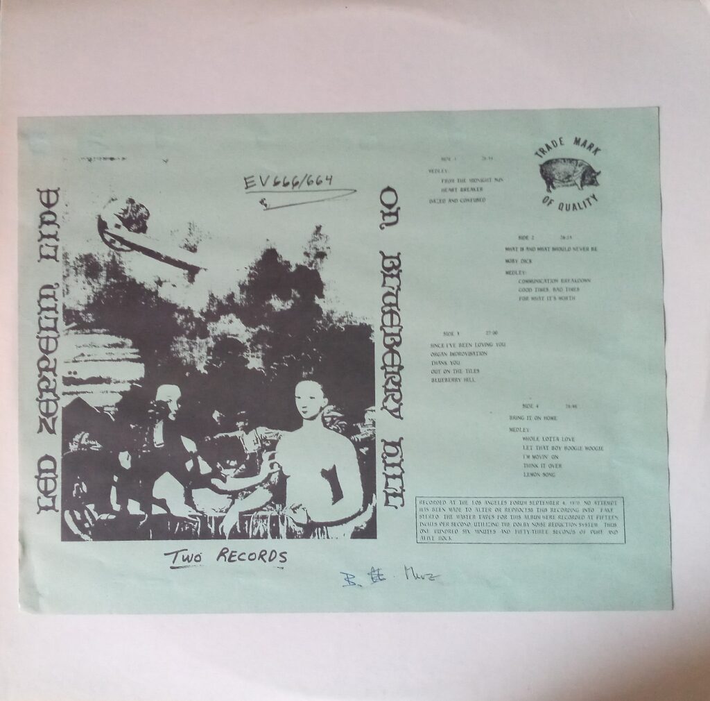 Led Zeppelin – Live On Blueberry Hill