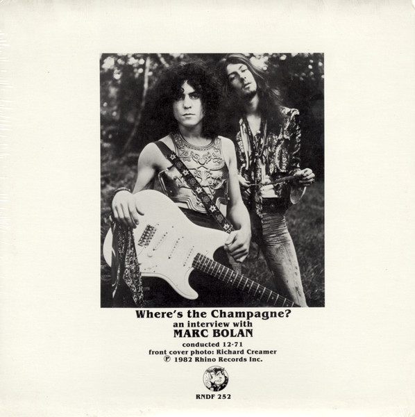 Marc Bolan – Where's The Champagne? (PICTURE-DISC) – Bild 2