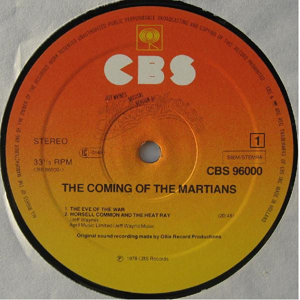 Jeff Wayne – Jeff Wayne's Musical Version Of The War Of The Worlds – Bild 3