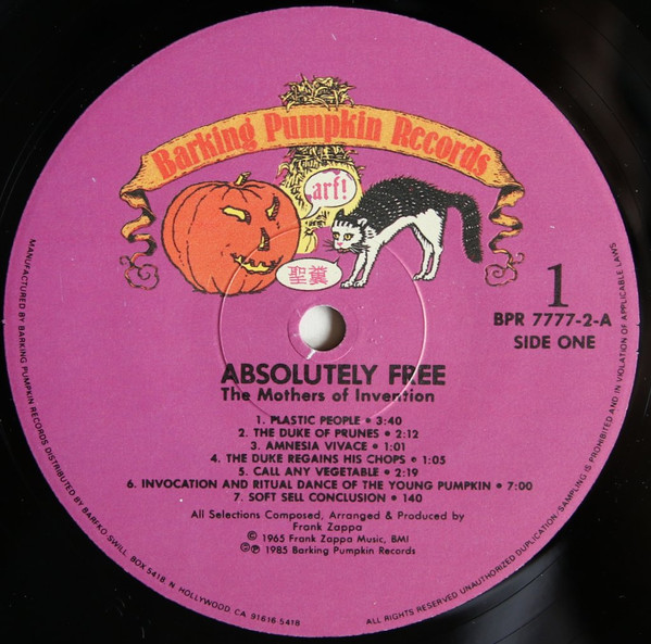 The Mothers Of Invention – Absolutely Free – Bild 3