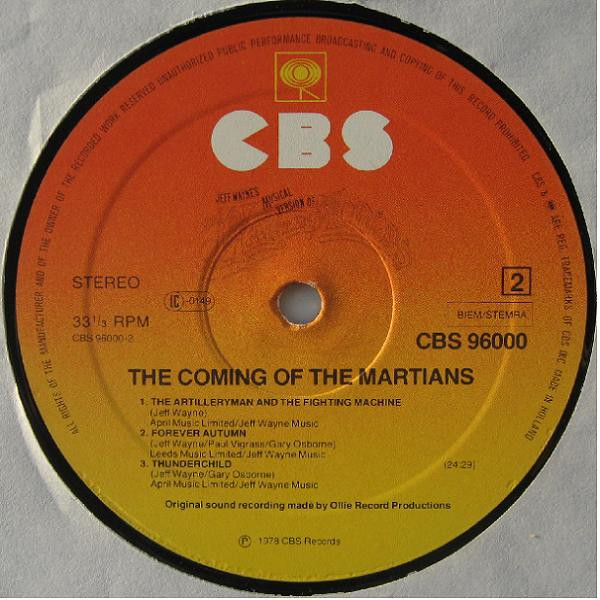 Jeff Wayne – Jeff Wayne's Musical Version Of The War Of The Worlds – Bild 4