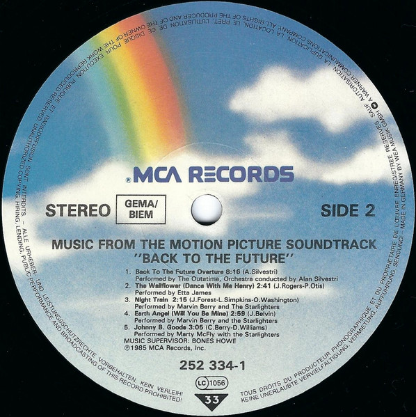 Back To The Future - Music From The Motion Picture Soundtrack – Bild 4