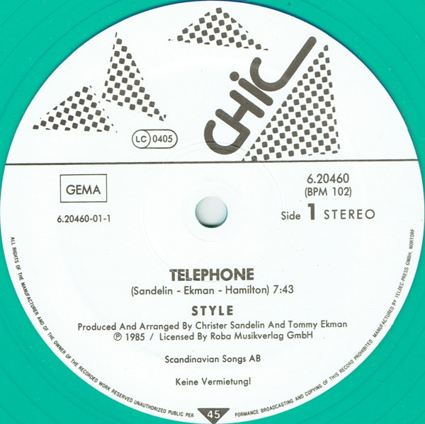 Style – Telephone / Chain Reaction – Bild 3