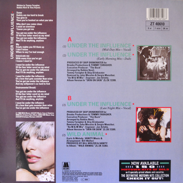 Vanity – Under The Influence – Bild 2
