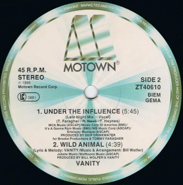 Vanity – Under The Influence – Bild 4