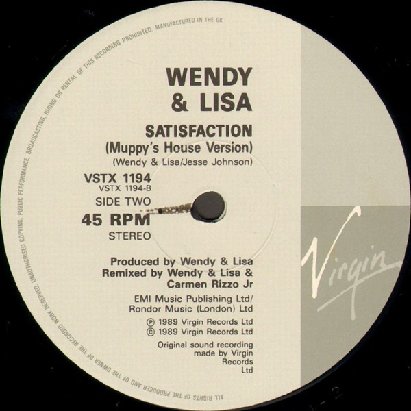 Wendy & Lisa – Satisfaction (U.S. Remix) – Bild 4